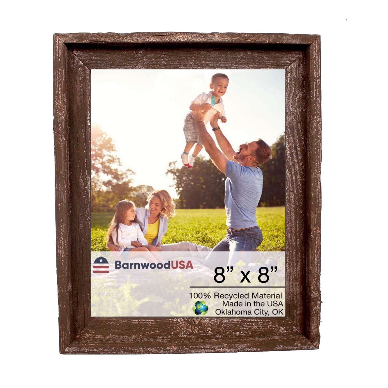 Rustic Farmhouse Signature Series Tabletop Reclaimed Wood Picture Frame
